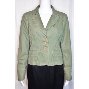 Calvin Klein Jeans “Vintage Style” 3 Button Blazer Olive Green Size M